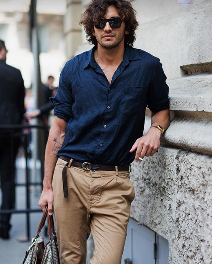 8 Top Pants Ideas! What Color Pants To Wear With Navy Blue Shirts For Men