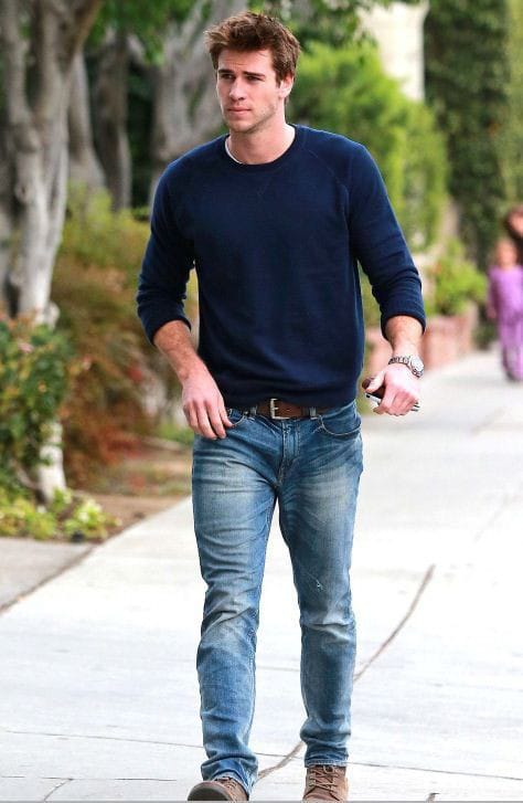 jeans with Navy Blue Shirts 